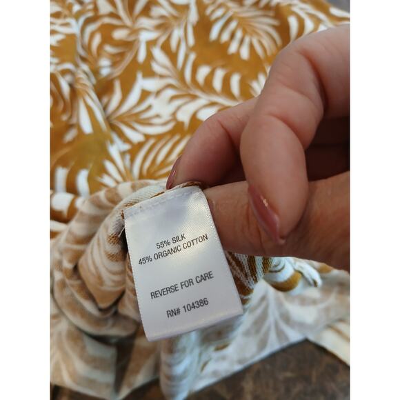 Garnet Hill Silk Organic Cotton blend sweater. LARGE - Picture 6 of 6